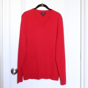 Alfani V-neck Men’s Sweater (Red)